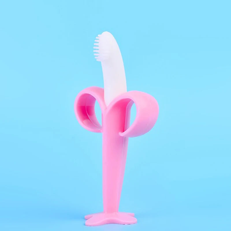 Baby Banana Teether Brush