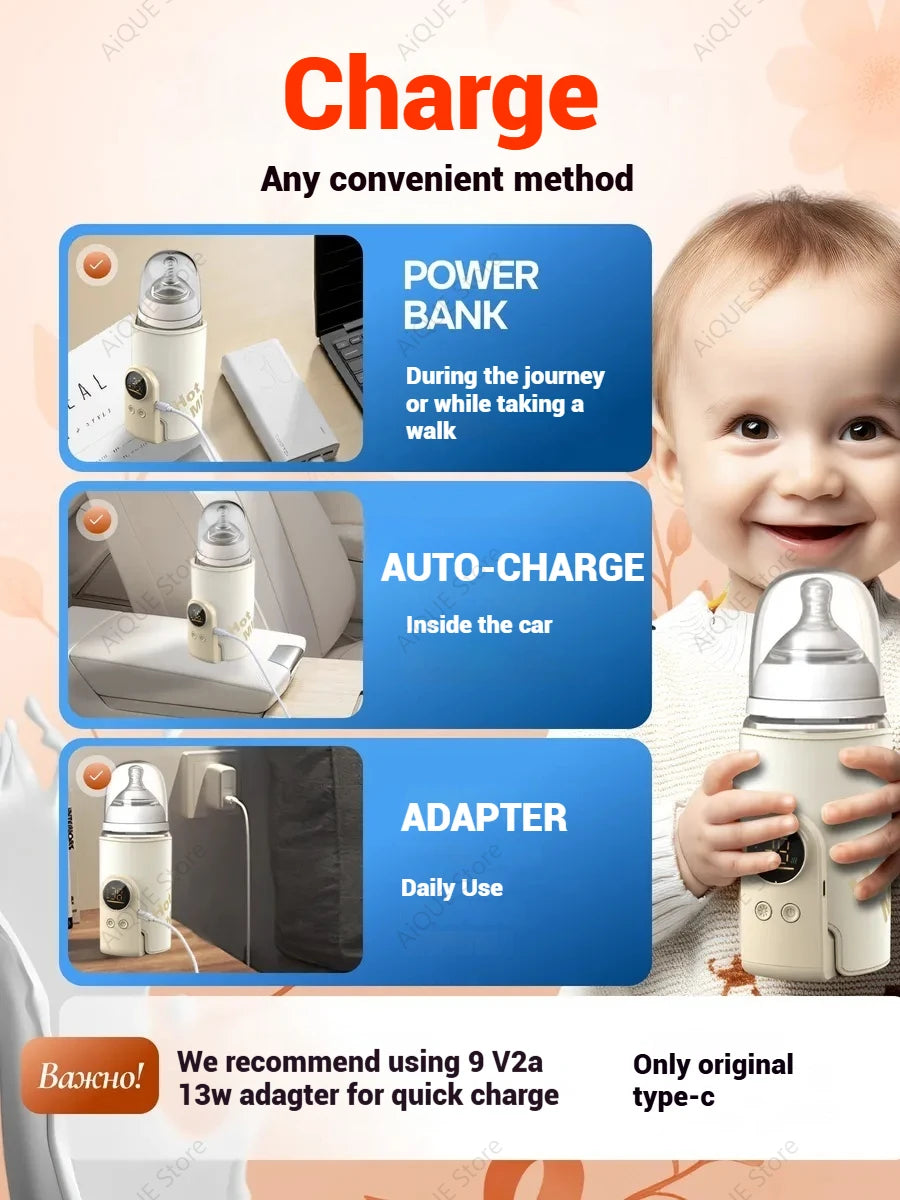 Portable Baby Milk Warmer
