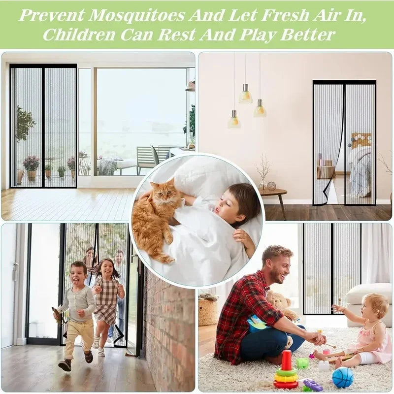 Magnetic Screen Door Curtain