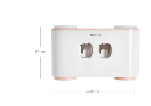 Toothpaste Squeezer, Storage Box, Toothbrush Holder Set