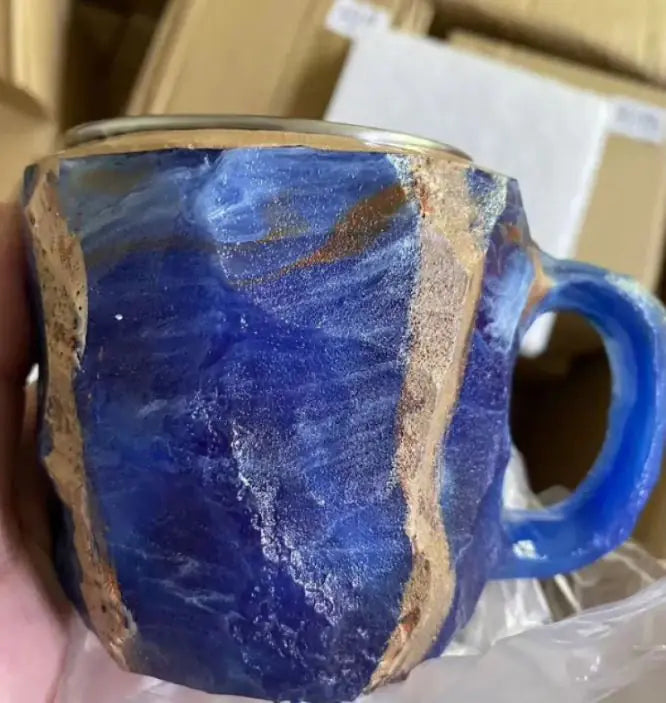 Crystal Resin Coffee Mug