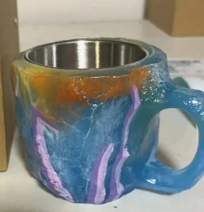 Crystal Resin Coffee Mug