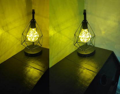 LED Iron Art Table Lamp for Home Decor and Christmas