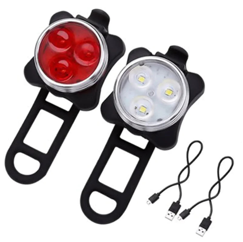 Mountain Bike Tail Light, USB Rechargeable LED Safety Light