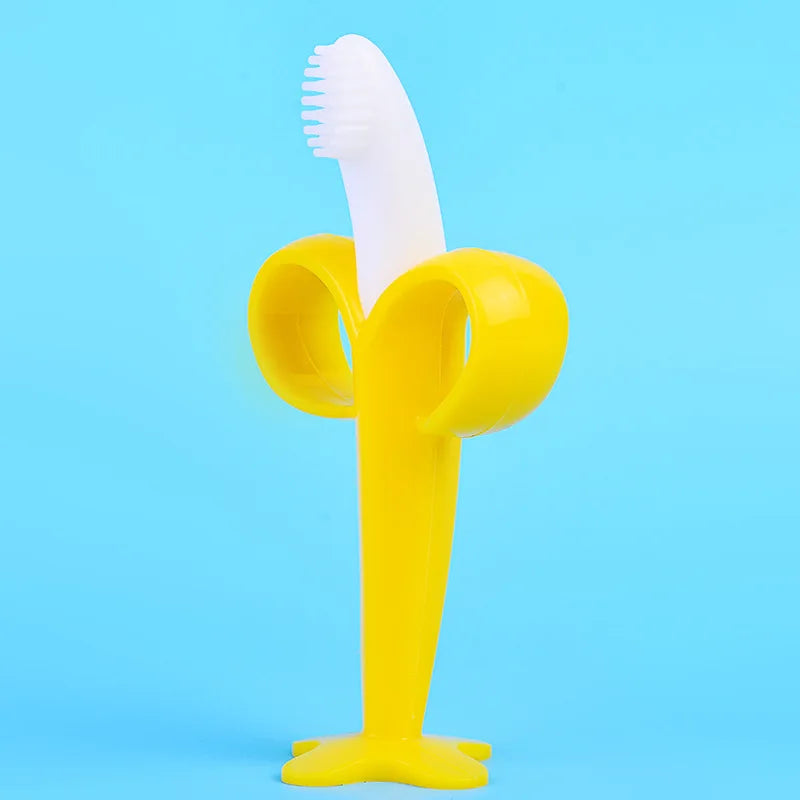 Baby Banana Teether Brush