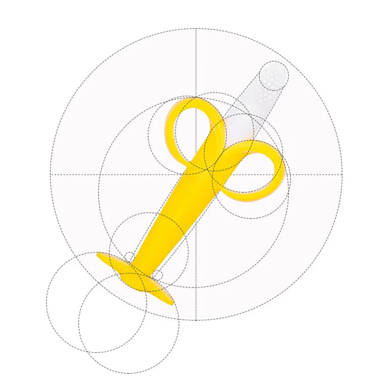 Baby Banana Teether Brush