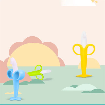 Baby Banana Teether Brush