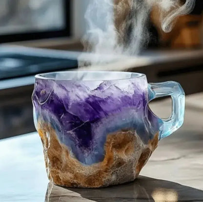 Crystal Resin Coffee Mug