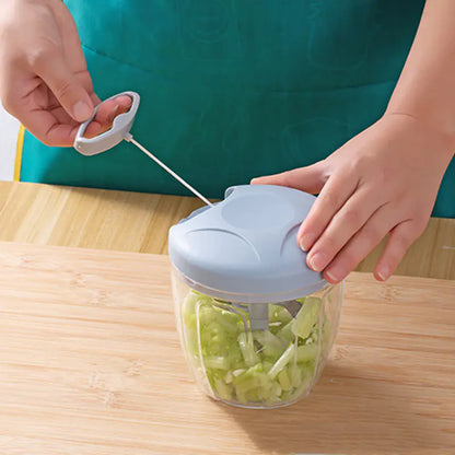 Drawstring Vegetable Cutter with Easy Operation