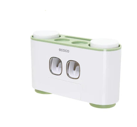 Toothpaste Squeezer, Storage Box, Toothbrush Holder Set