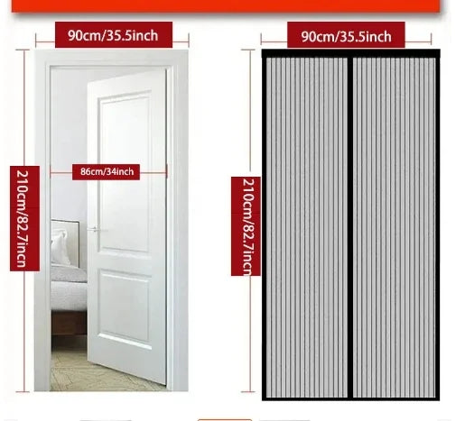 Magnetic Screen Door Curtain