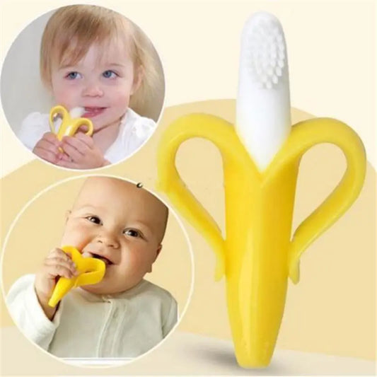 Baby Banana Teether Brush