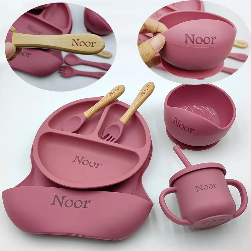 Baby Silicone Feeding Set