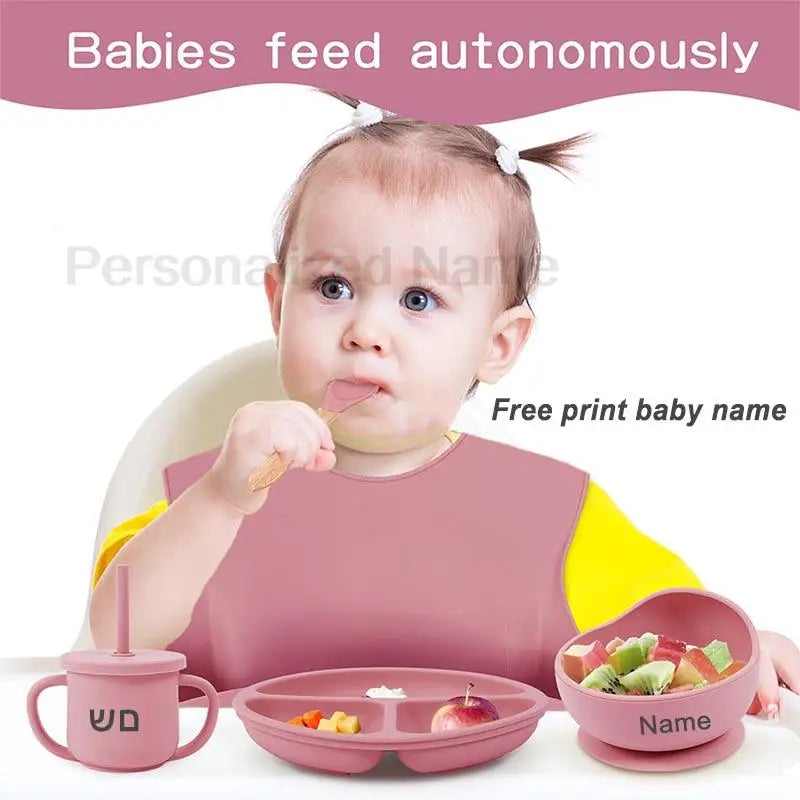Baby Silicone Feeding Set