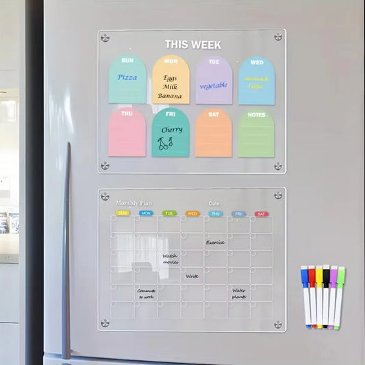 Magnetic Fridge Calendar Set