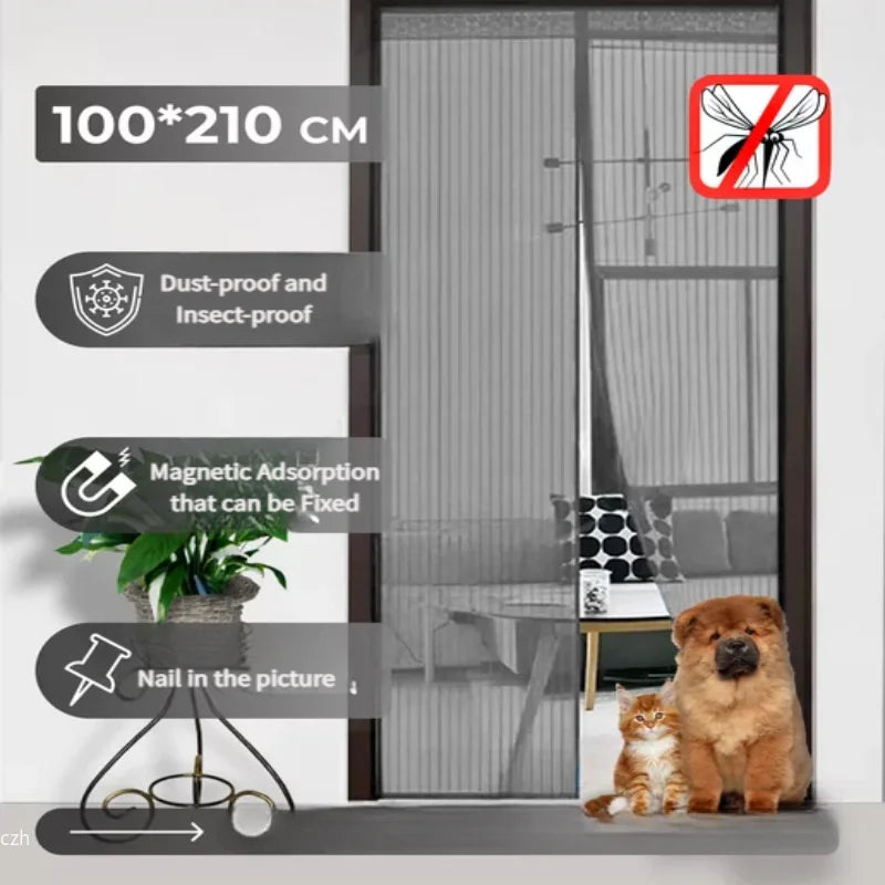 Magnetic Screen Door Curtain