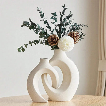 Elegant Ceramic Vase Set