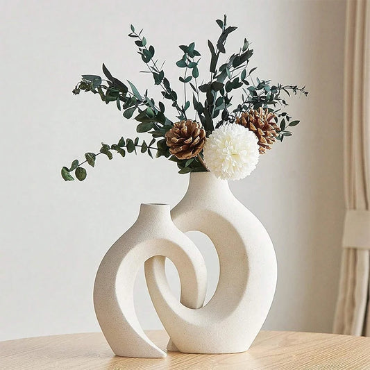 Elegant Ceramic Vase Set