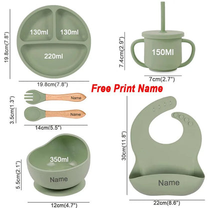 Baby Silicone Feeding Set