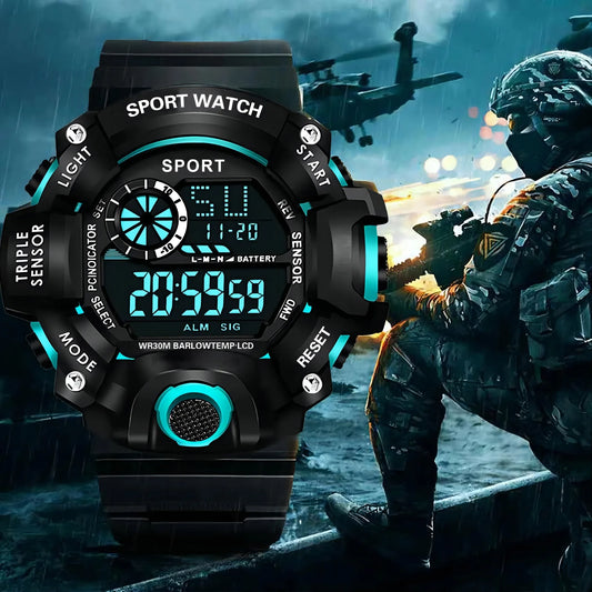 Men’s Sports Military Watch