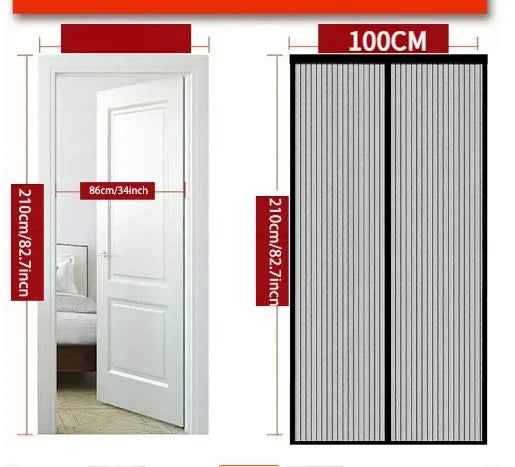 Magnetic Screen Door Curtain