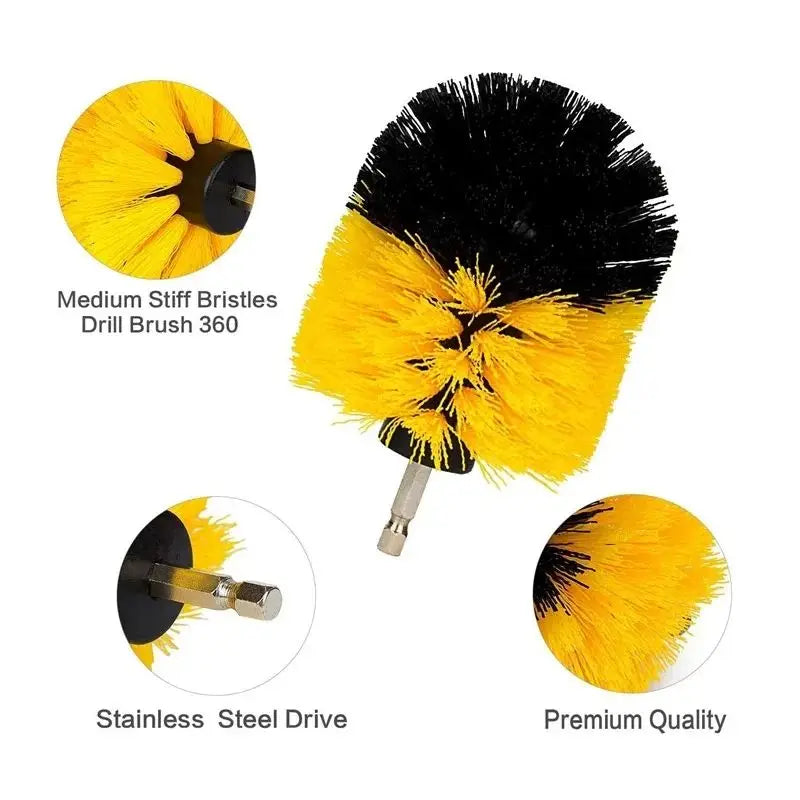 Drill Brush Cleaning Set