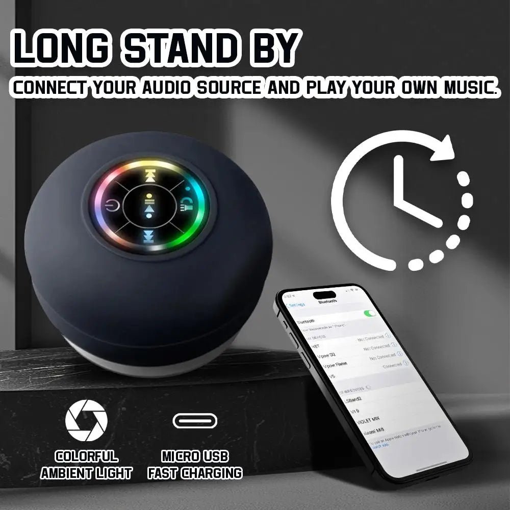 Waterproof LED Mini Speaker