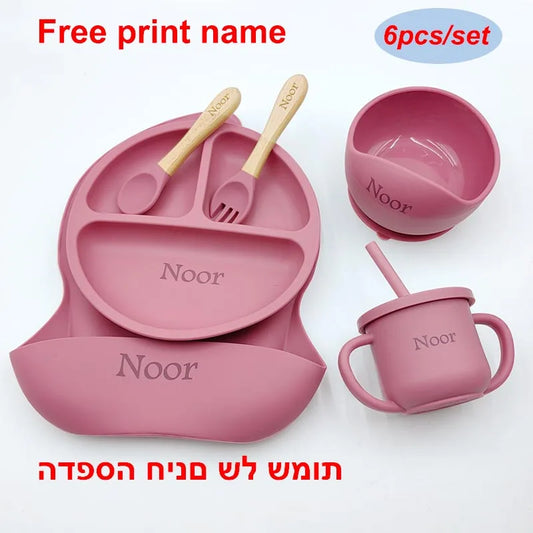 Baby Silicone Feeding Set