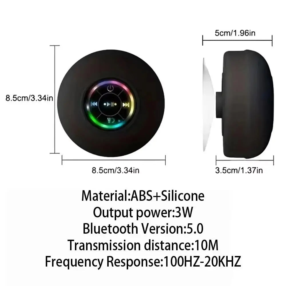 Waterproof LED Mini Speaker