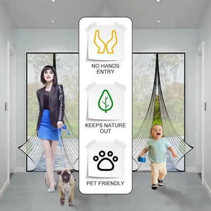 Magnetic Screen Door Curtain