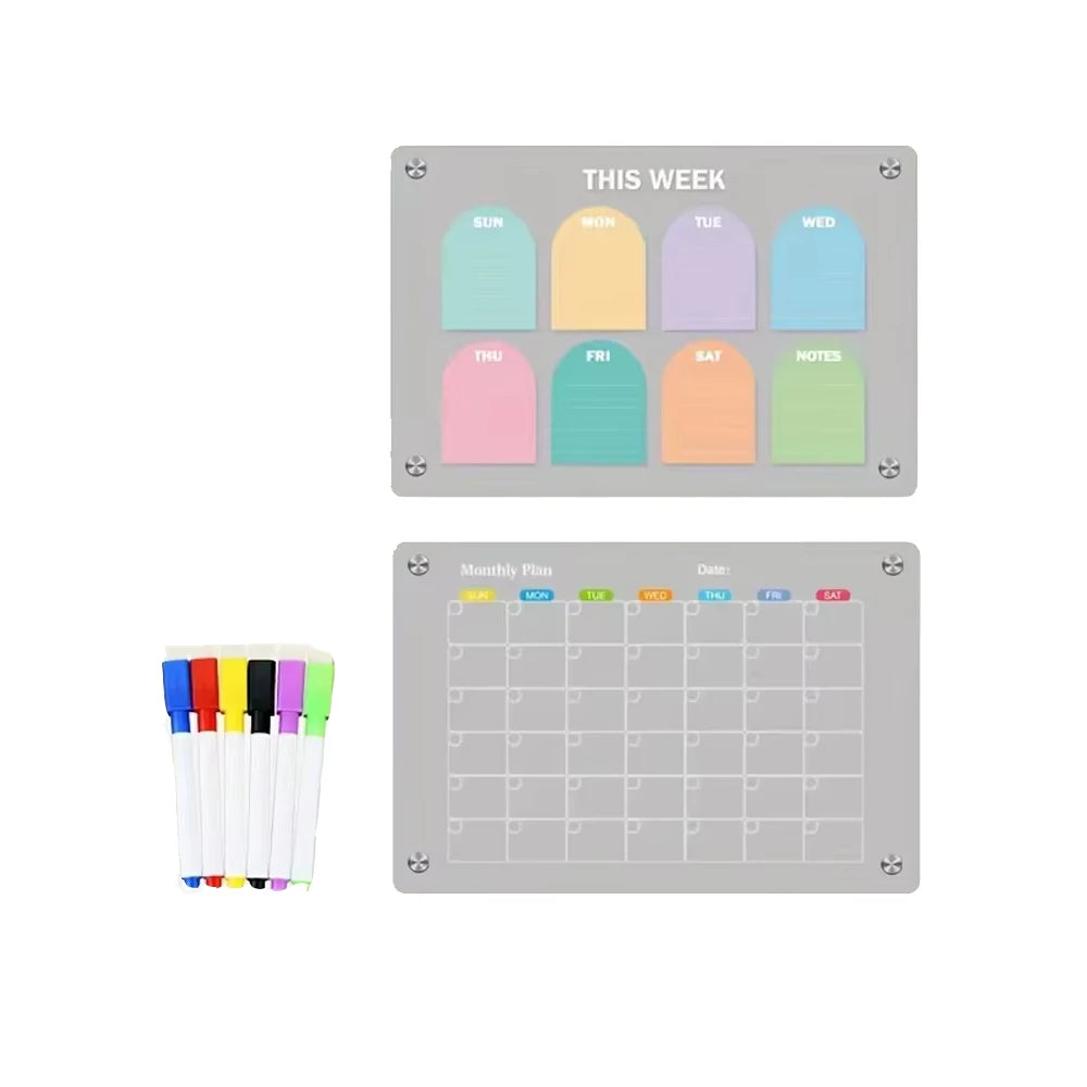 Magnetic Fridge Calendar Set