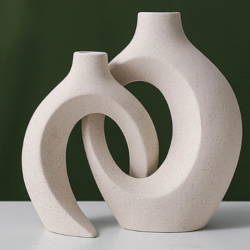 Elegant Ceramic Vase Set