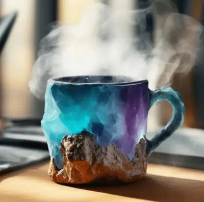 Crystal Resin Coffee Mug