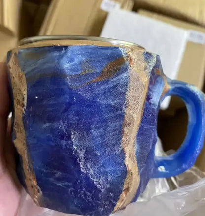 Crystal Resin Coffee Mug