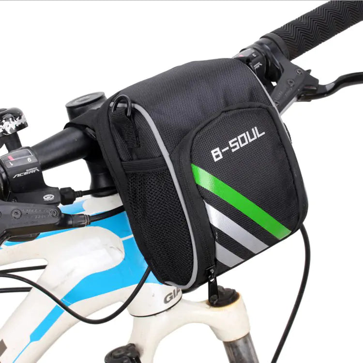 Mountain Bike Handlebar Bag - Folding Front Pouch