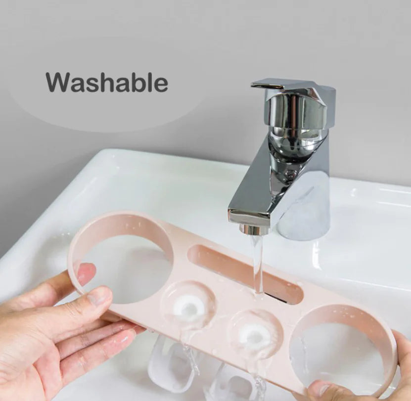 Toothpaste Squeezer, Storage Box, Toothbrush Holder Set