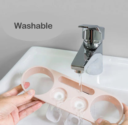 Toothpaste Squeezer, Storage Box, Toothbrush Holder Set